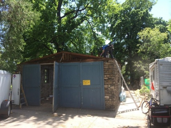 A Historic Garage Grows for Storage and Parties