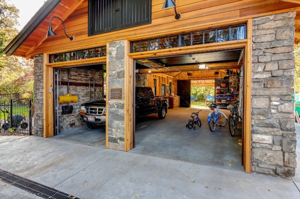 Craftsman Garage And Shed by King Building & Remodeling LLC