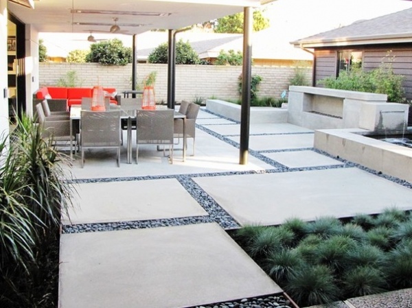 Midcentury Patio by Tara Bussema - Neat Organization and Design