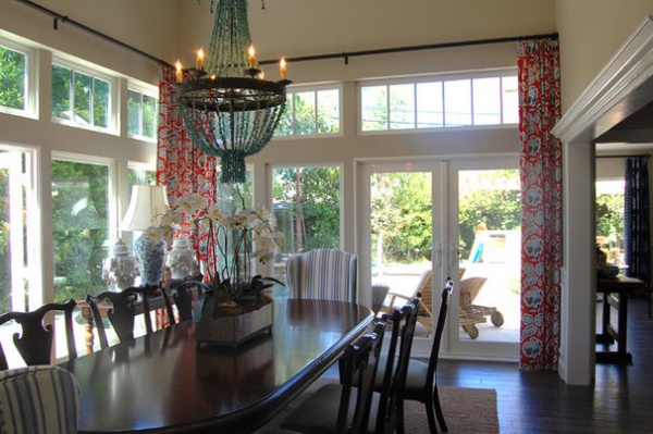 Transitional Dining Room by Dana Nichols