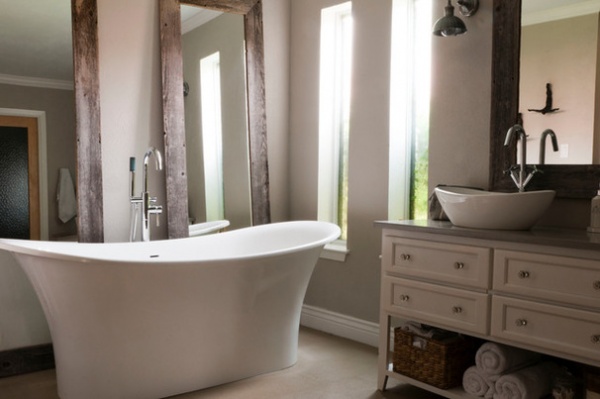 Transitional Bathroom by Angela Flournoy