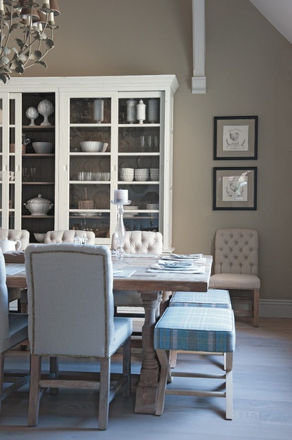 Farmhouse Dining Room by Sims Hilditch