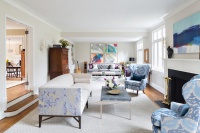 Room of the Day: Two Seating Areas and a Mix of Patterns