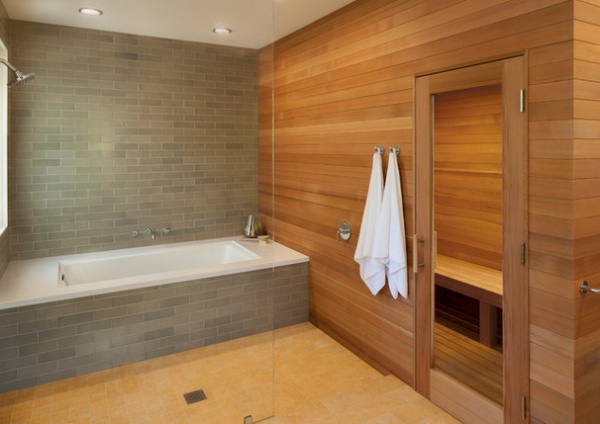 Modern Bathroom by Neill and Lee Contractors