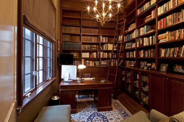 Traditional Home Office by Peter A. Sellar - Architectural Photographer