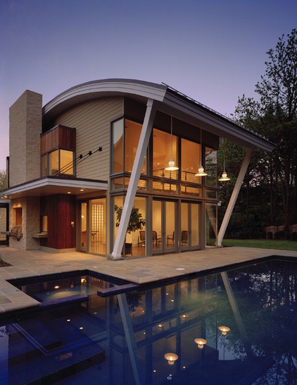 Contemporary Exterior by Randall Mars Architects