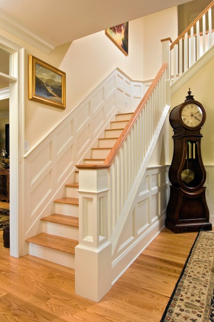 Traditional Staircase by Witt Construction