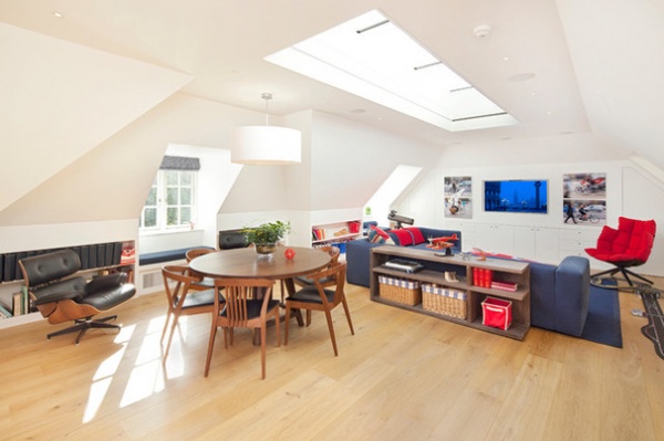 Traditional Family Room by Hill Mitchell Berry Architects