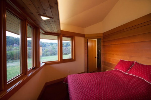 Midcentury Bedroom by Genesis Architecture, LLC.