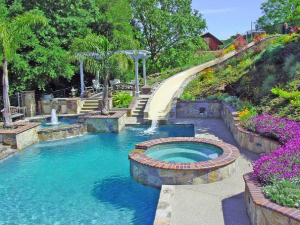 Mediterranean Pool by Alder Group, Pool and Landscape Co.