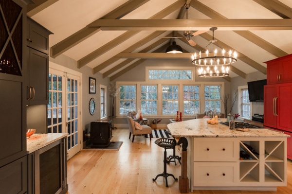 Farmhouse Kitchen by New England Design Elements