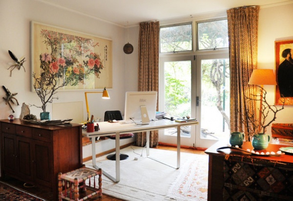 Eclectic Home Office by Luci.D Interiors