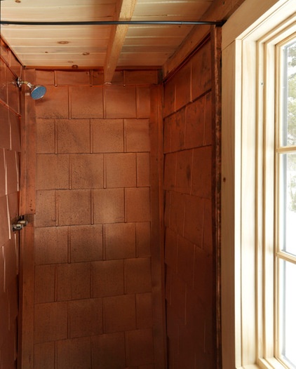 Rustic Bathroom by Cushman Design Group