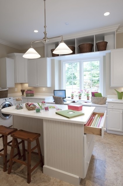 Traditional Laundry Room by Bruning Homes, Inc.