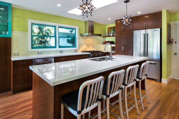 Contemporary Kitchen by Lauren Brandwein