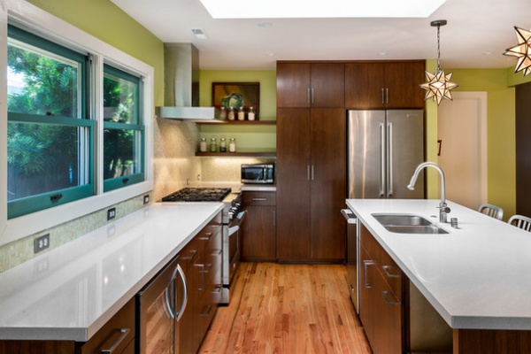 Contemporary Kitchen by Lauren Brandwein