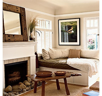 living room large lounger - 50 Comfy Cottage Rooms - Photos - CoastalLiving.com