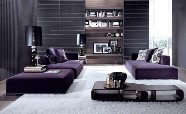 Modern Family Room by usona