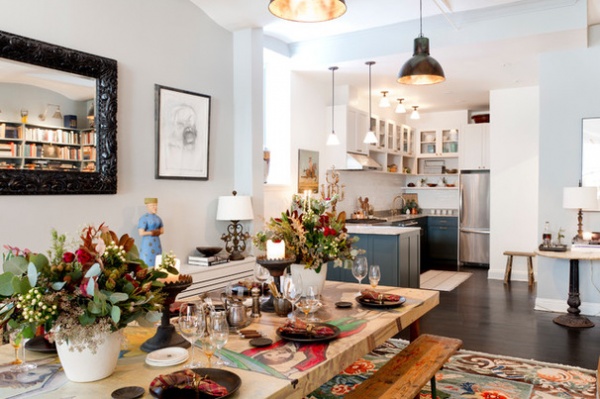 Eclectic Dining Room by Rikki Snyder