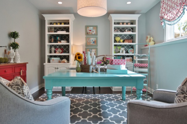 Traditional Home Office by Set The Stage