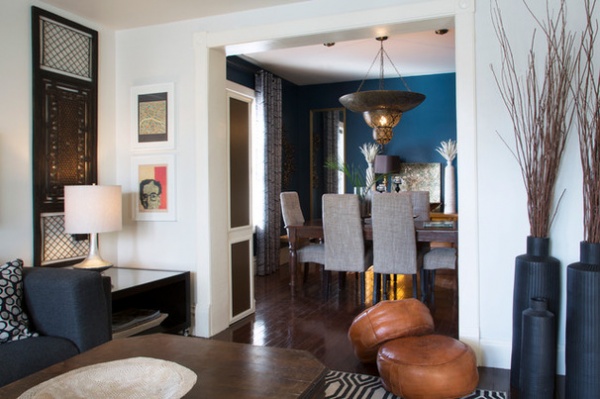 Eclectic Dining Room by Margot Hartford Photography