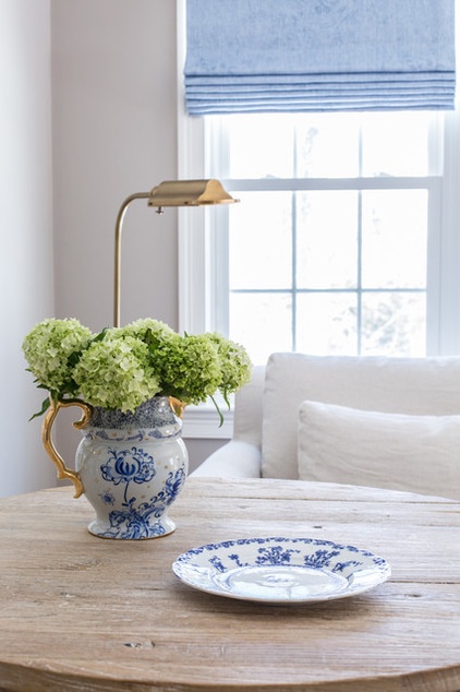 Transitional Dining Room by kelly mcguill home