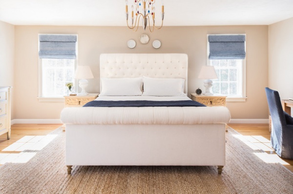 Transitional Bedroom by kelly mcguill home