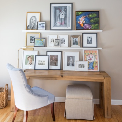 Transitional Home Office by kelly mcguill home