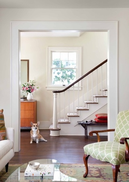 Traditional Staircase by Tim Cuppett Architects