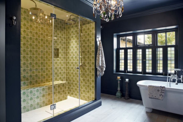 Eclectic Bathroom by Godrich Interiors