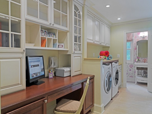 Traditional Laundry Room by Case Design/Remodeling, Inc.