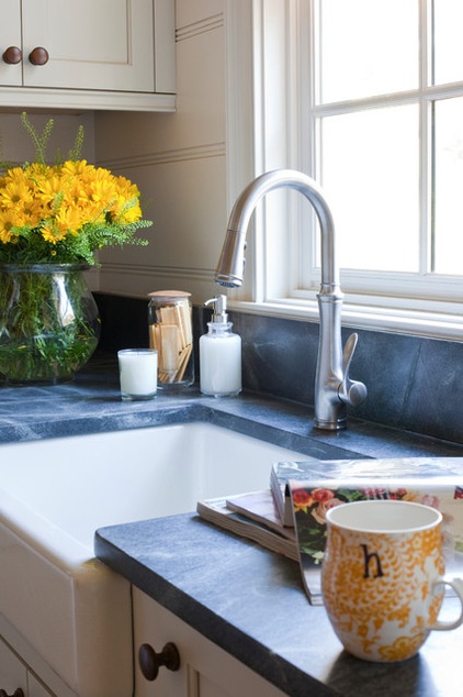 Transitional Laundry Room by Harrison Design