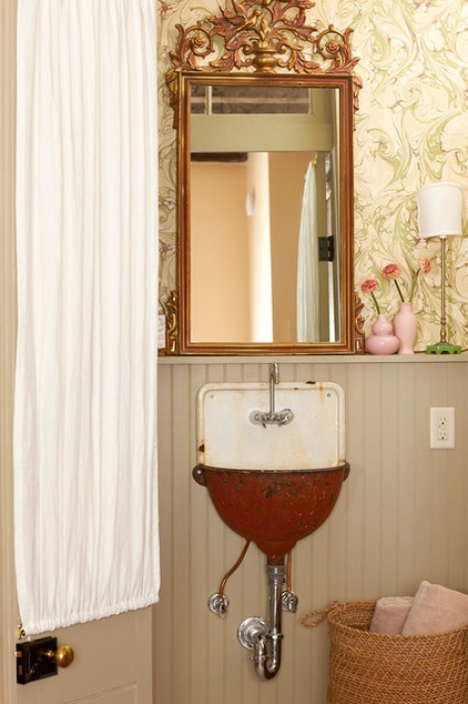 Eclectic Bathroom by Logan Killen Interiors