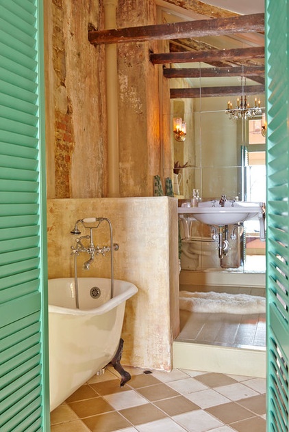 Eclectic Bathroom by Logan Killen Interiors