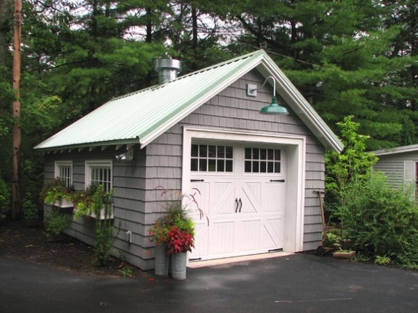 Traditional Garage And Shed by Garden Tech Horticultural Services LLC