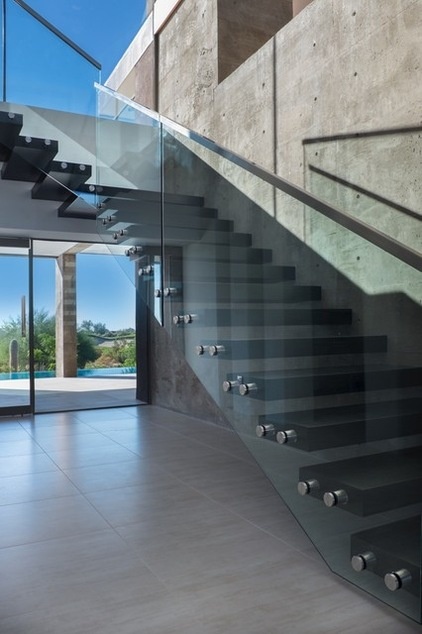 Contemporary Staircase by Tate Studio Architects