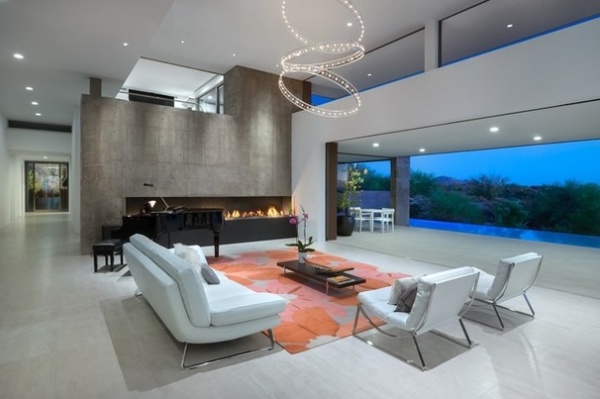 Contemporary Family Room by Tate Studio Architects