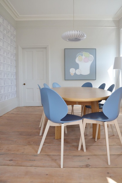 Transitional Dining Room by iroka