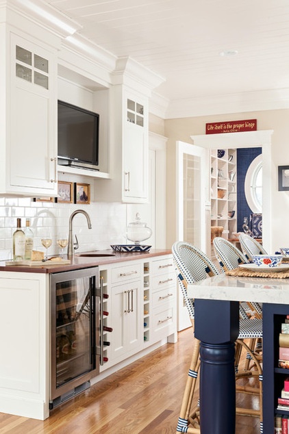 Beach Style Kitchen by Welch Company Home + Design