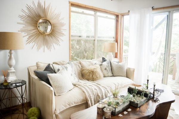 Beach Style Living Room by Ashley Camper Photography