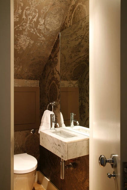 Powder Room by VSP Interiors