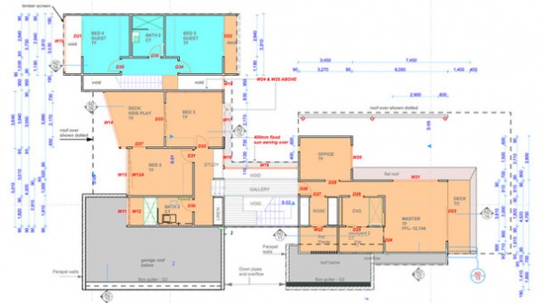 Beach Style Floor Plan by Davis Architects