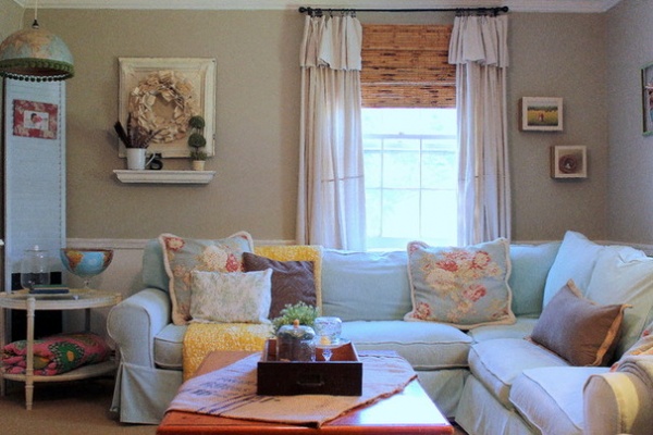 Farmhouse Living Room by Sara Bates