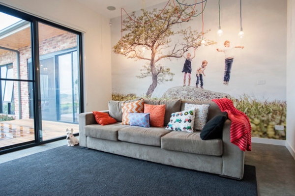 Contemporary Family Room by Howden Homes