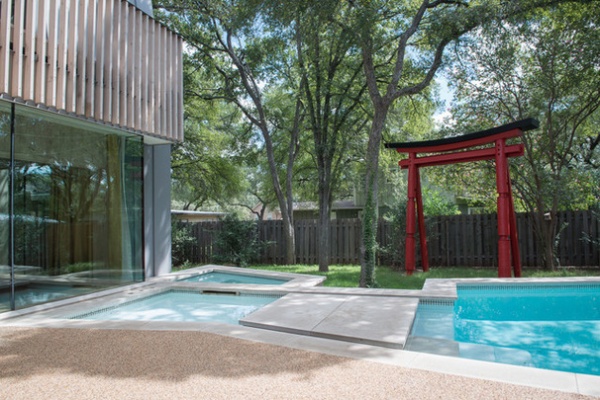 Midcentury Pool by Webber + Studio, Architects