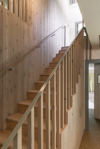 Midcentury Staircase by Webber + Studio, Architects