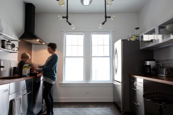 My Houzz: Eclectic, Industrial Style in a Charming Chicago Home