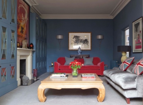 Eclectic Living Room by Fiona Andrews Interiors Limited