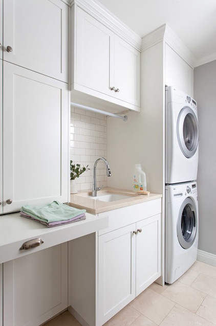 Traditional Laundry Room by CG&S Design-Build