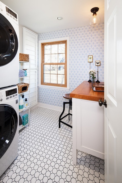 Design Dose: 3 Laundry Rooms We Soaked Up This Week